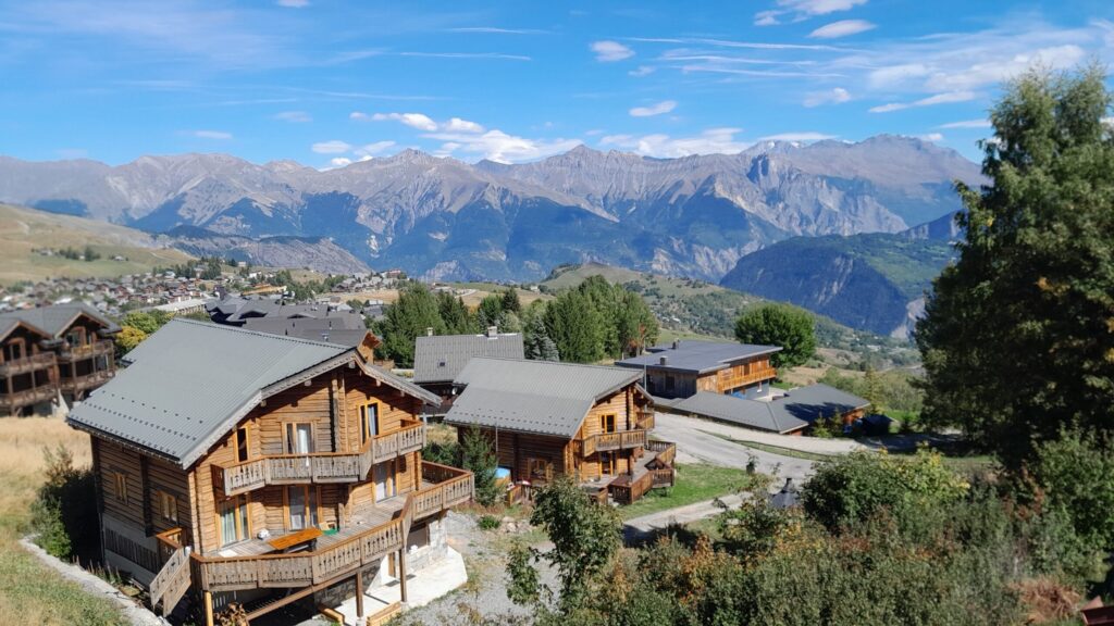 フランスアルプスの美しい風景