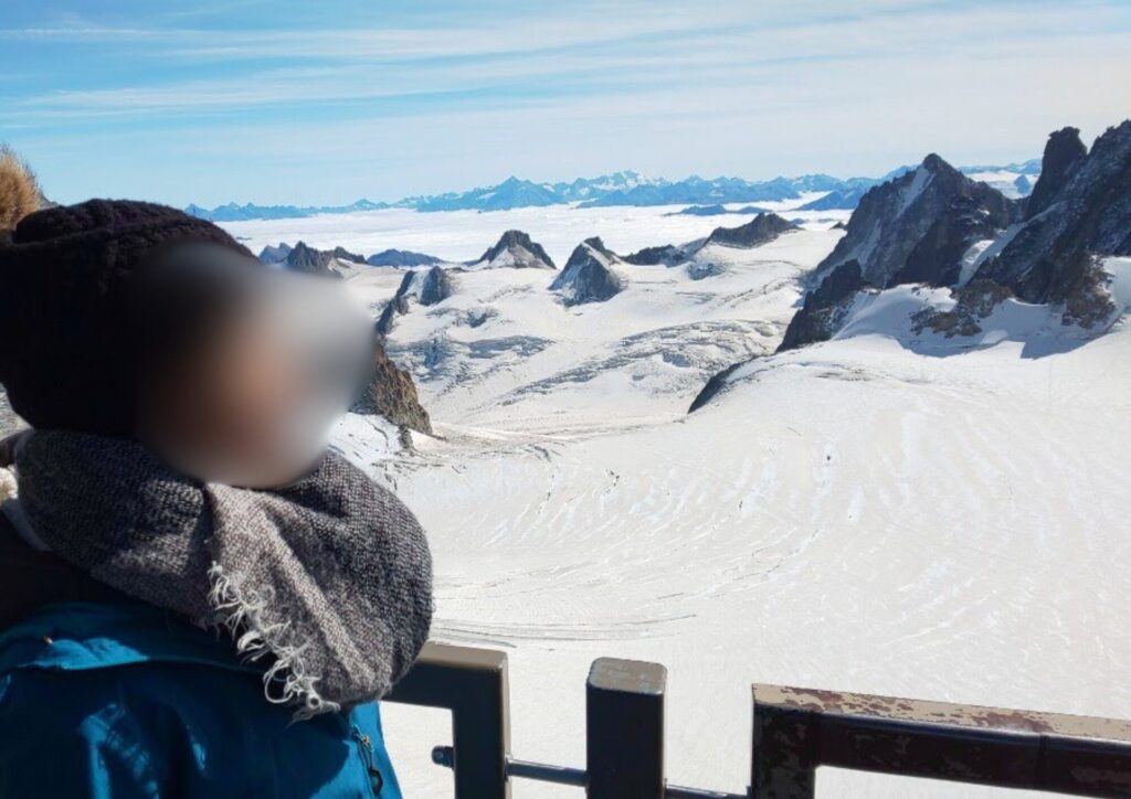 モンブランからの風景