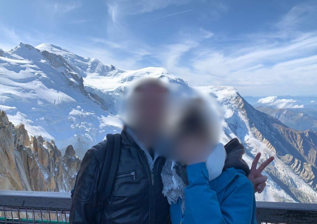 モンブランからの風景