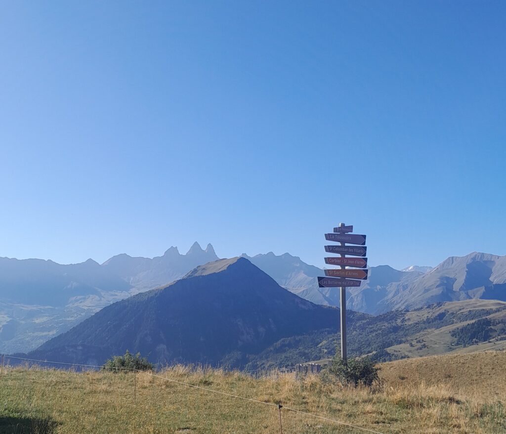 フランスアルプスの美しい風景
