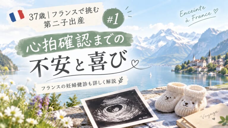 37歳・第二子妊活｜フランスで挑むタイミング法2か月目、陽性反応でました